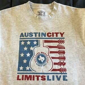 Austin City Limits Live Heather Gray Sweatshirt Size Large L LNWOT